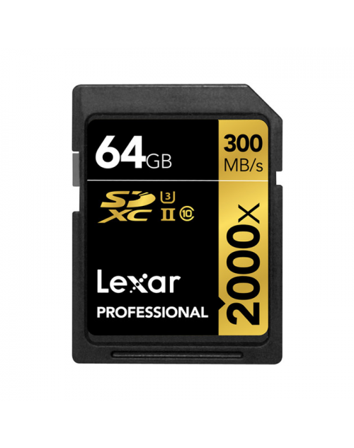 Lexar SDXC Professional 64GB 300MB/s 2000X - Chính hãng