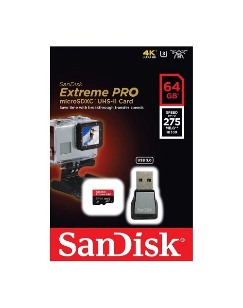 Sandisk Micro SD Ultra 64GB 275Mb/s  - Chính hãng